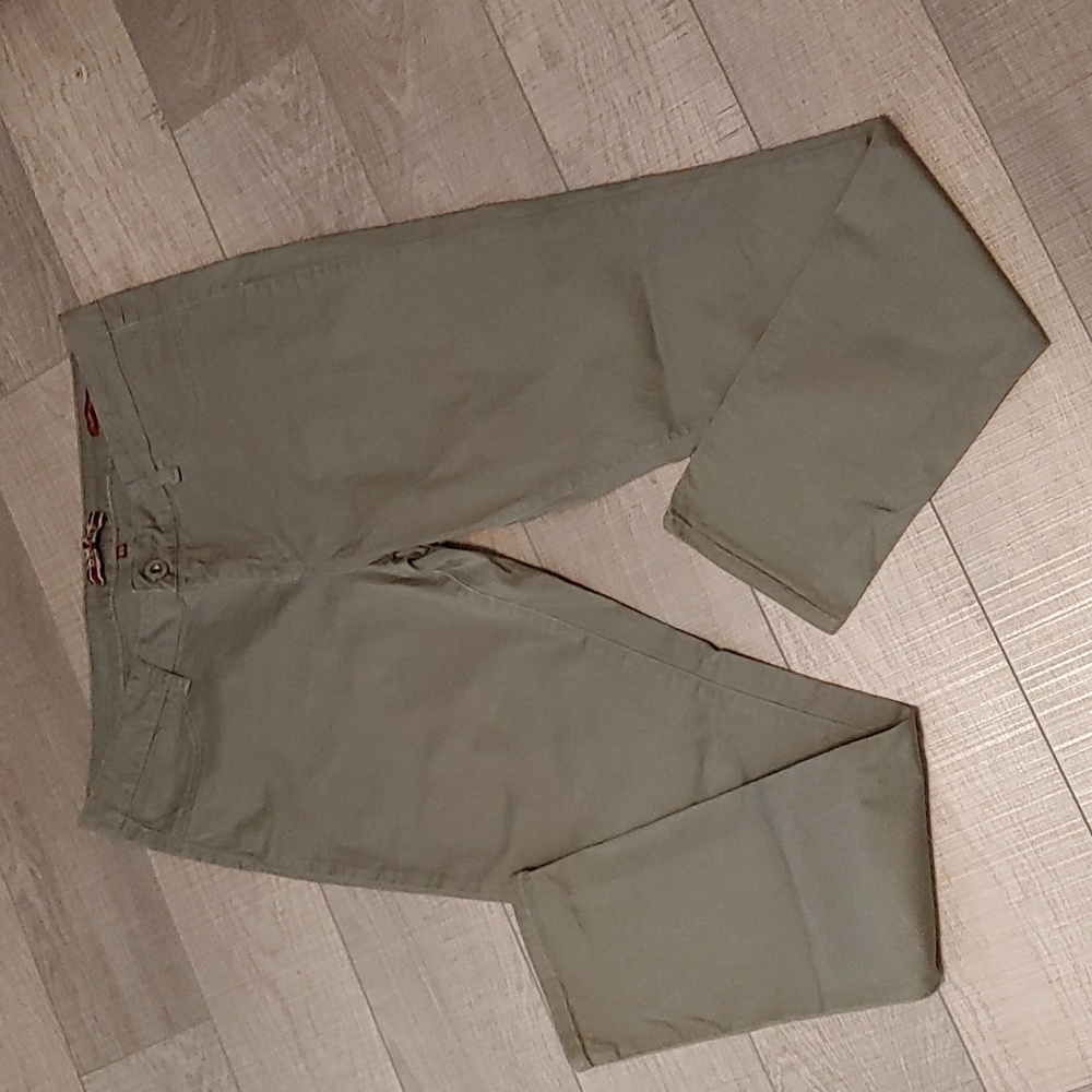 Makers of True Originals US 33 Super Skinny Low Rise Army Green Stretchy Pants
